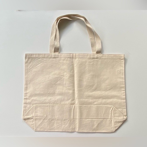 The Neighborhoods Cotton Tote Bag, Large Canvas Tote Bag, Peas On Earth Tote Bag - Picture 3 of 8